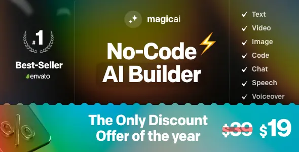 MagicAi 9.8 - Get 36 Paid Premium Extensions + 10 Premium Themes Extended Version | Lifetime update