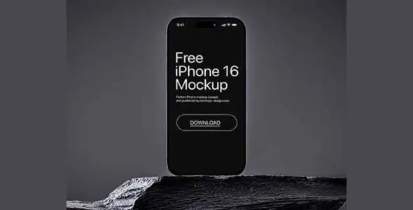 Realistic iPhone Mockup Set