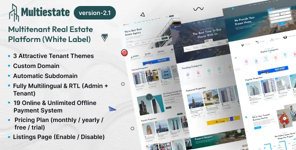 MultiEstate - Multitenant Real Estate Platform