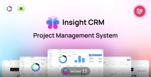 Insight Crm - Laravel Project Management System