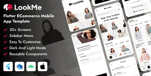 LookMe - Flutter eCommerce Mobile App Template