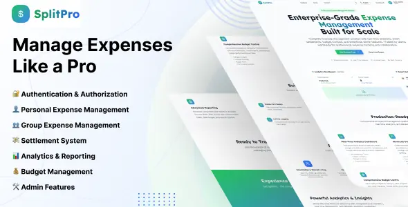 SplitPro: The Complete Expense Management with AI Expense Extractor & React Native Mobile App