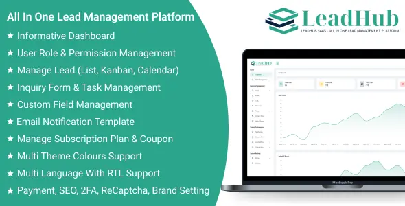 LeadHub SaaS - All In One Lead Management Platform