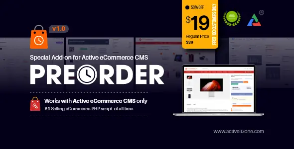 Active eCommerce Preorder Add-on