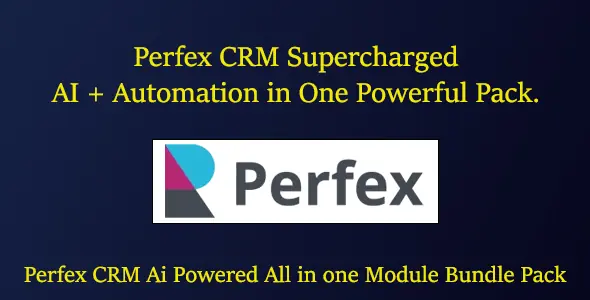 Perfex CRM Ai Powered All in one Module Bundle Pack