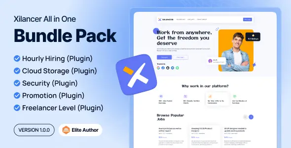 Xilancer Bundle – Freelancer Marketplace Platform with Services and Projects