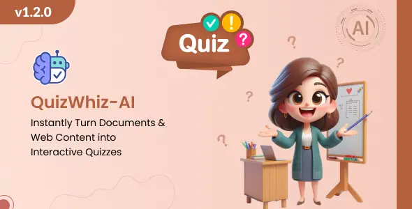 Quiz Generator : AI Powered Questions & Answers Generator - Built With Laravel