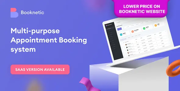 Booknetic - Appointment Booking & Appointment Scheduling & Calendar reservation [SaaS Available]