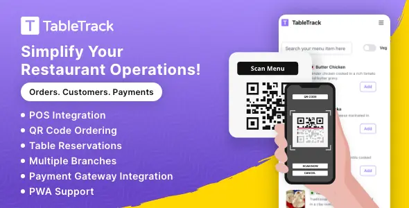 TableTrack - The Complete SaaS Restaurant Management Solutions