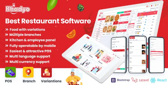 Khadyo - Restaurant Management Software and Restaurant POS with Online Food Ordering Website