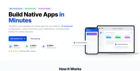 Appy – AI-Powered No-Code Mobile App Builder SaaS Platform