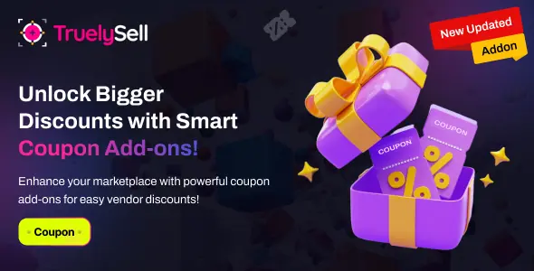 Coupon Addon for Truelysell Service Marketplace