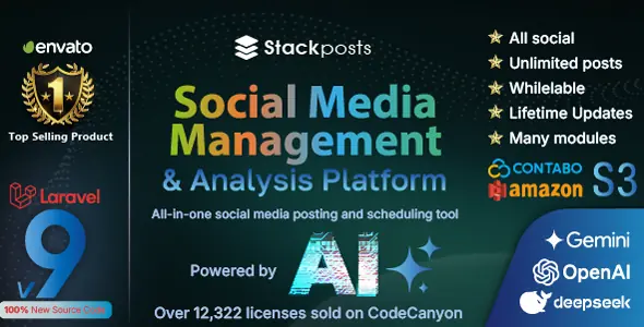 Stackposts - Social Media Management & Marketing SaaS Platform