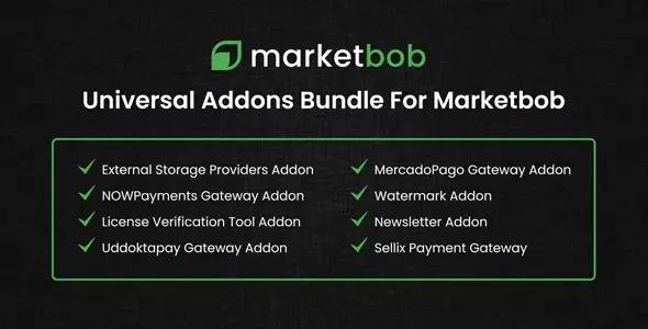 Universal Addons Bundle For Marketbob