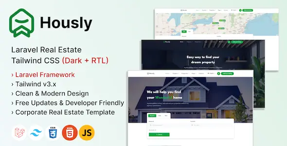 Hously - Laravel Real Estate Multilingual System