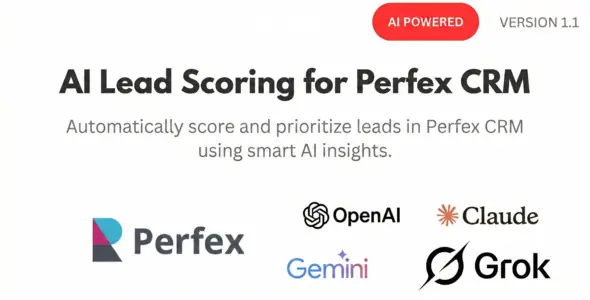 AI Lead Scoring for Perfex CRM