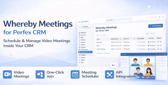 Whereby Meetings Module for Perfex CRM