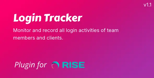 Login Tracker for RISE CRM