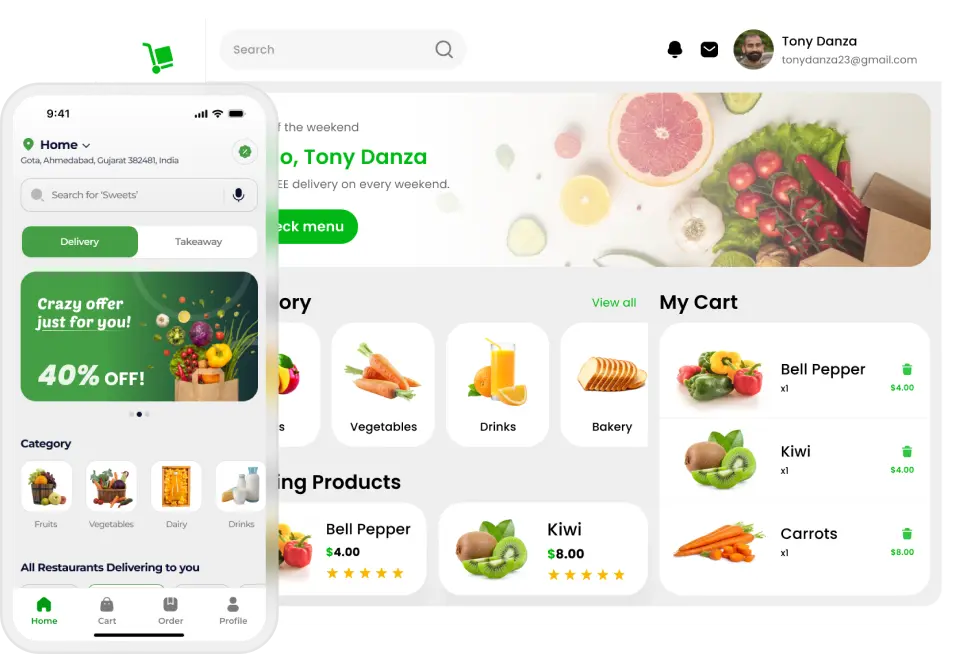 Grocery Delivery App Software – Build a Scalable Online Grocery Ordering Platform